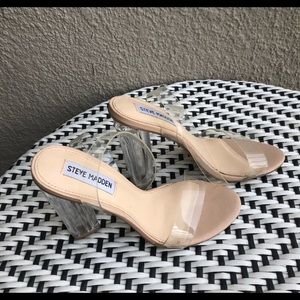 Steve Madden Shoes - Clear heels Steve Madden Shoes - Clear heels